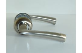 Ручка дверная Белла (Bella AL-AL SN/CP)