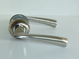 Ручка дверная Белла (Bella AL-AL SN/CP)